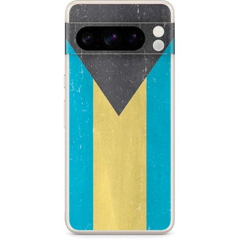 Bahamas Flag Distressed Google Pixel 8 Pro Skin
